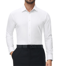 Mens Dress Shirts Slim Fit