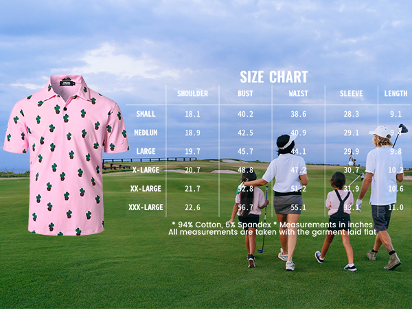 printed golf shirts