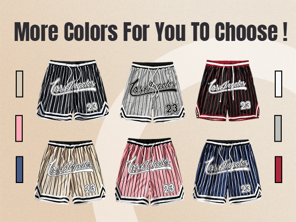 men striped shorts