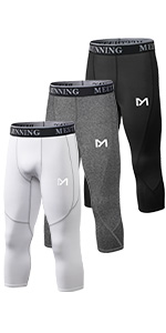 Men&amp;amp;#39;s 3/4 compression pants