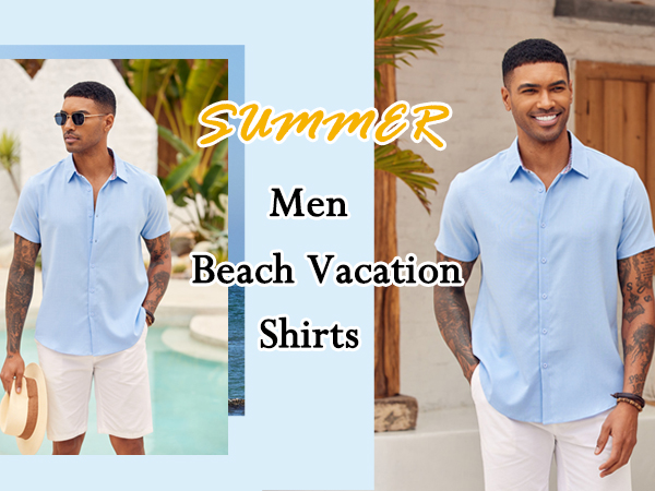 men beach shirts