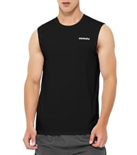 mens sleeveless workout swim shirts big and tall