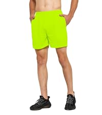 mens neon running shorts