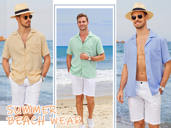 beach shirts for men