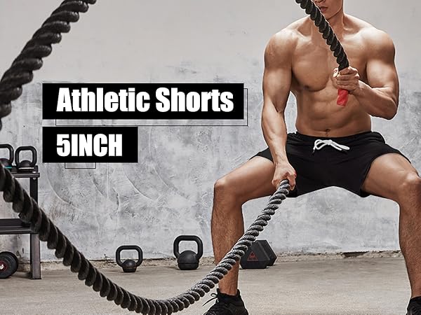 Mens Mesh Athletic Shorts Gym Athletic Workout Shorts for Men 5 Inch Running Shorts with Pocket