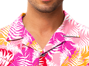 Mens Hawaiian Spread Collar Shirts