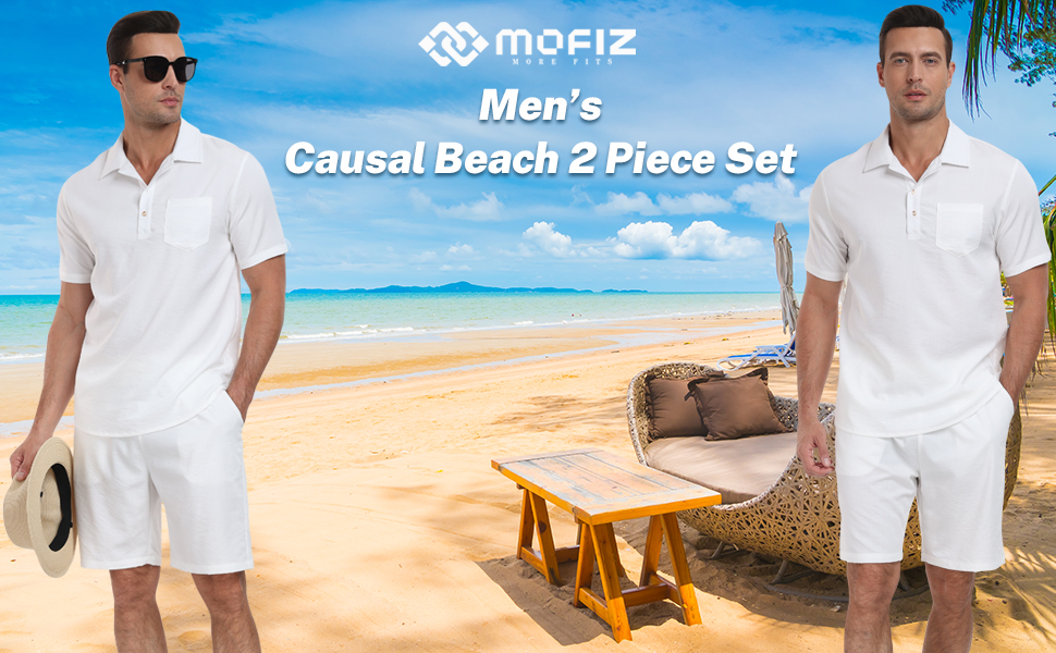 Men''s 2 Piece Linen Sets