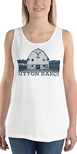 Yellowstone Dutton Ranch Barn Unisex Tank Top