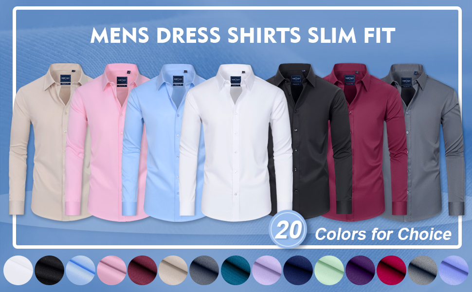 MENS DRESS SHIRT SLIM FIT