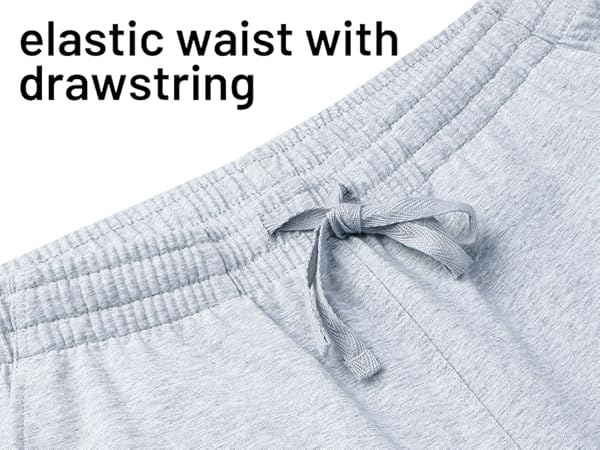 elastic waist with drawstring