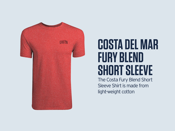 Costa Del Mar Fury Blend Short Sleeve