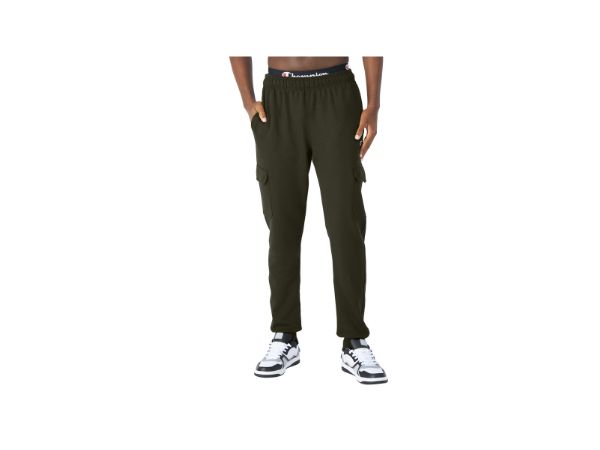 Champion Men''s Cargo Joggers, Powerblend, Fleece Midweight Men''s Joggers (Reg. or Big & Tall)