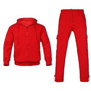 red tracksuit