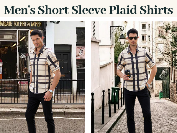 plaid shirts for men