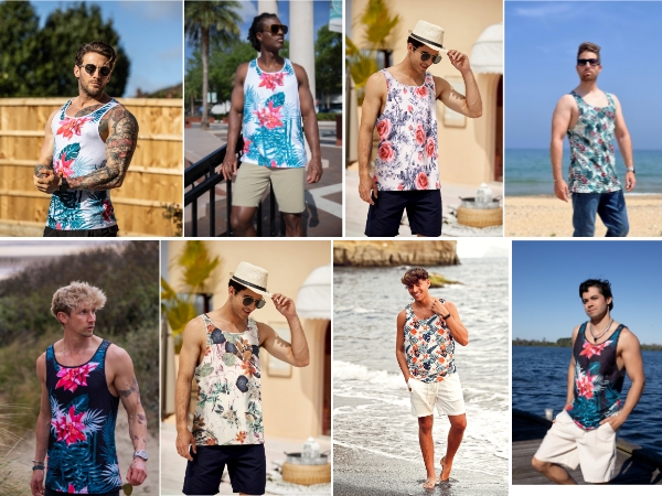 designer tank top men