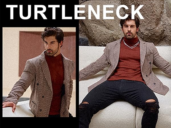 Mens Mock Turtleneck 