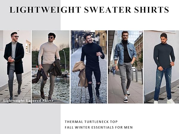 mens turtleneck tops