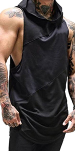 sleeveless hoodie