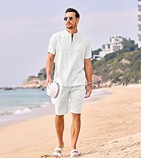 mens linen set