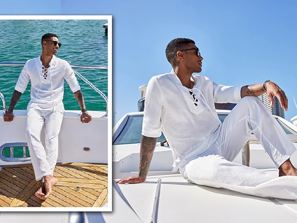 Mens Linen Cruise Outfits