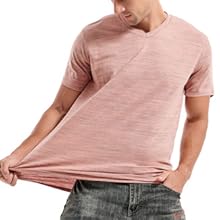 Men&#39;s V Neck T Shirts V260