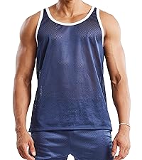 mesh gym tank for mens