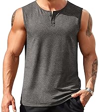 mens henley tank top