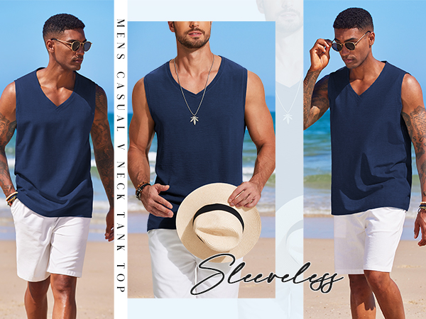 men casual tank top