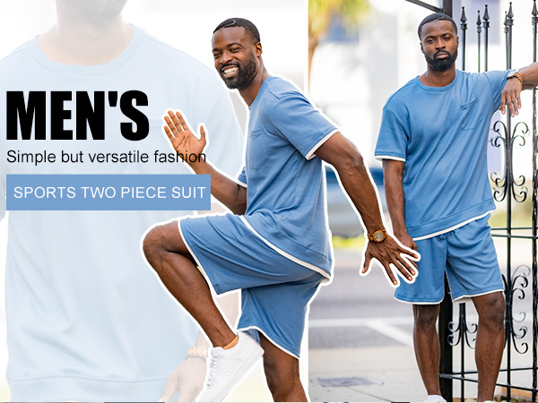 Men''s Waffle Shirt and Shorts Set