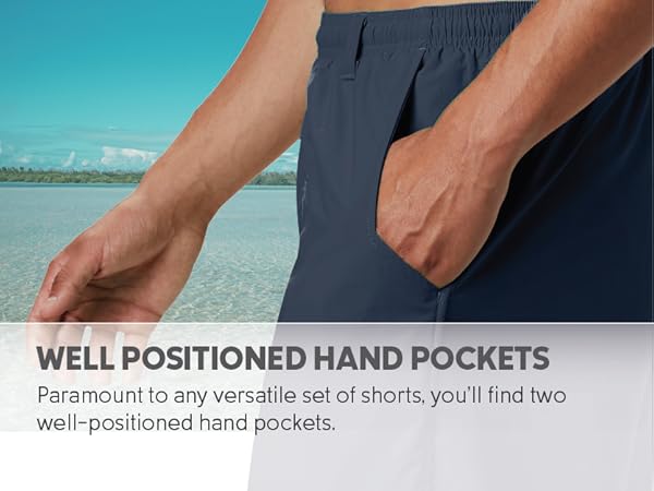 Shorts with lots of pockets, knife pocket, utility pocket