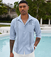 mens guayabera shirt