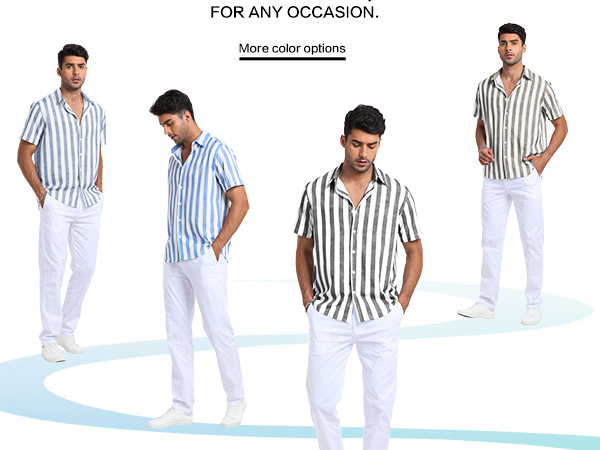 mens striped shirt