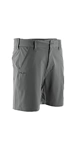 huk 7" next level shorts fishing shorts for men athletic golf hiking shorts for men above the knee