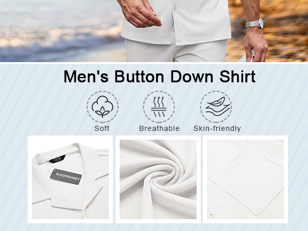 button up shirt men