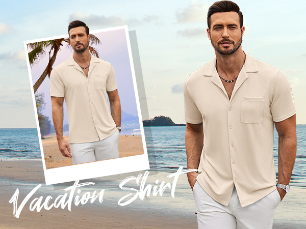 men button down shirt short sleeve