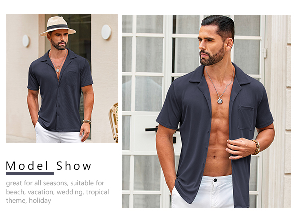 men beach shirts