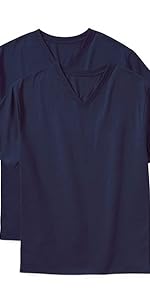 DXL Big and Tall Essentials 2-pk V-Neck T-Shirts