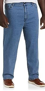 DXL Big and Tall Essentials Loose Fit Jeans