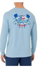 guy harvey, longsleeve top, pocket tee, fishing top, casual tees, mens fishing shirt, men apparel