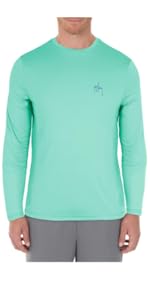 long sleeve tee, long sleeve t-shirt; t-shirt for men; fishing shirt, sun protection long sleeve tee