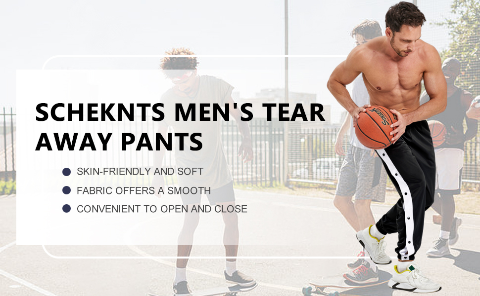 Tear Away Basketball Pants