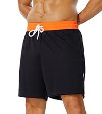 Mesh Shorts Mens with Pockets 7inch Inseam Shorts Basketball Gym Workout Shorts for Men（Black）5