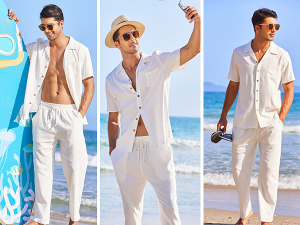 men beach shirt