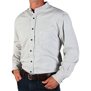 black-white-stripe-grandfather-shirt-model