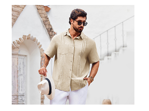 stylish short sleeve shirts for men