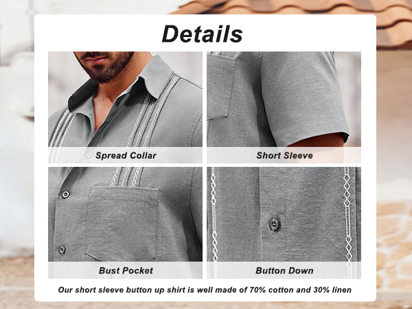 button up summer beach shirts for men