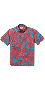 50th State Floral Aloha Shirt - Button Front