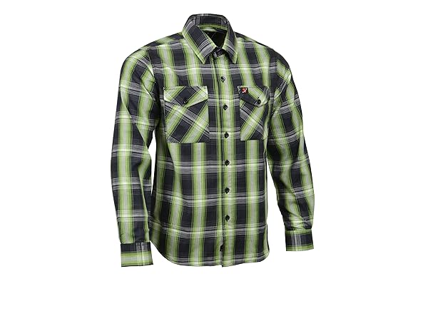 milwaukee leather mens plaid flannel shirts for bikers casual wear flannel button down or button up