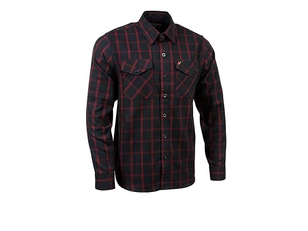 milwaukee leather mens plaid flannel shirts for bikers casual wear flannel button down or button up