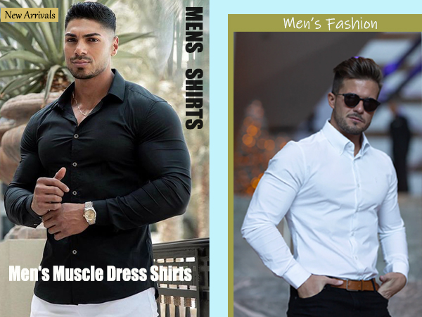 muscle fit shirt men